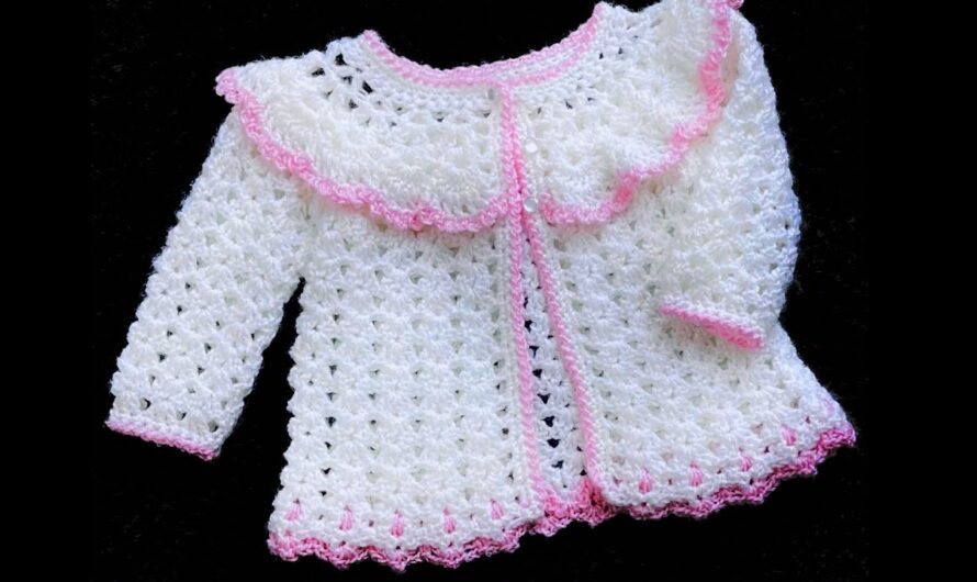 The Beautiful Zahra Crochet Baby Cardigan 🧶👶