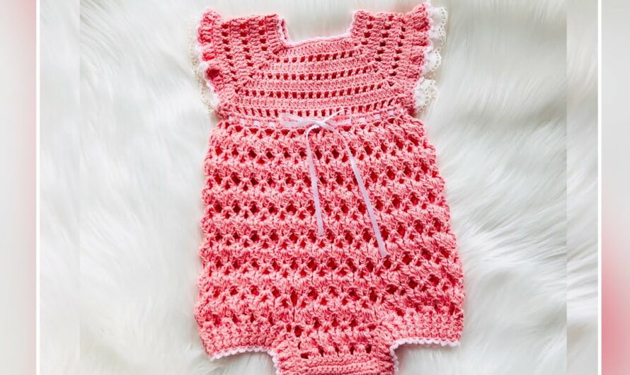 Sweet and Simple: The Marshmallow Romper for Babies 🧶👶