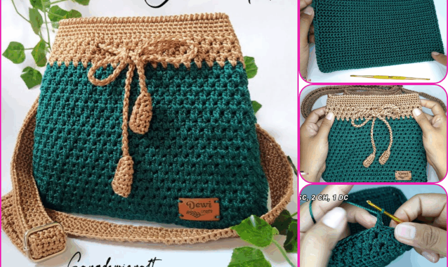 How to Make a NEW MODERN KNITTING BAG (Beginner Friendly)