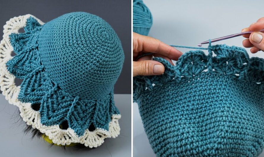 🧶 Quick and Easy Crochet Bucket Hat Tutorial (Perfect for Beginners!)