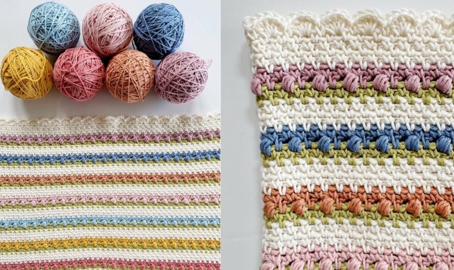 How to Make the Crochet Tulip Meadows Baby Blanket