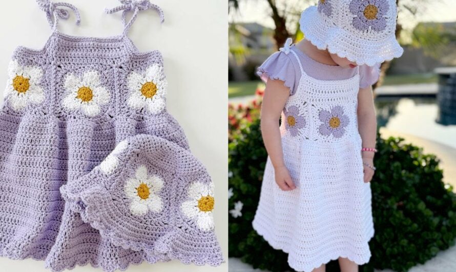 How to Make the Crochet Field of Daisies Sun Dress