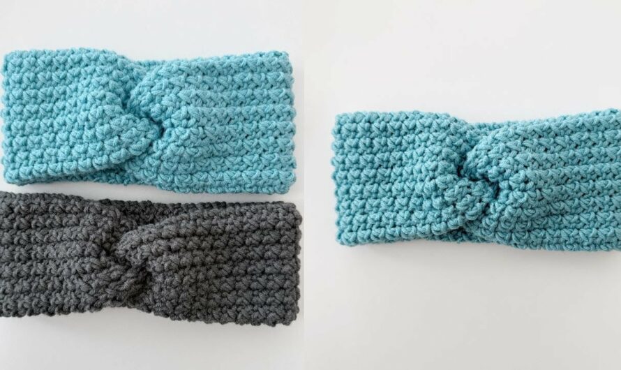 How to Crochet the Moonstone Twist Headband