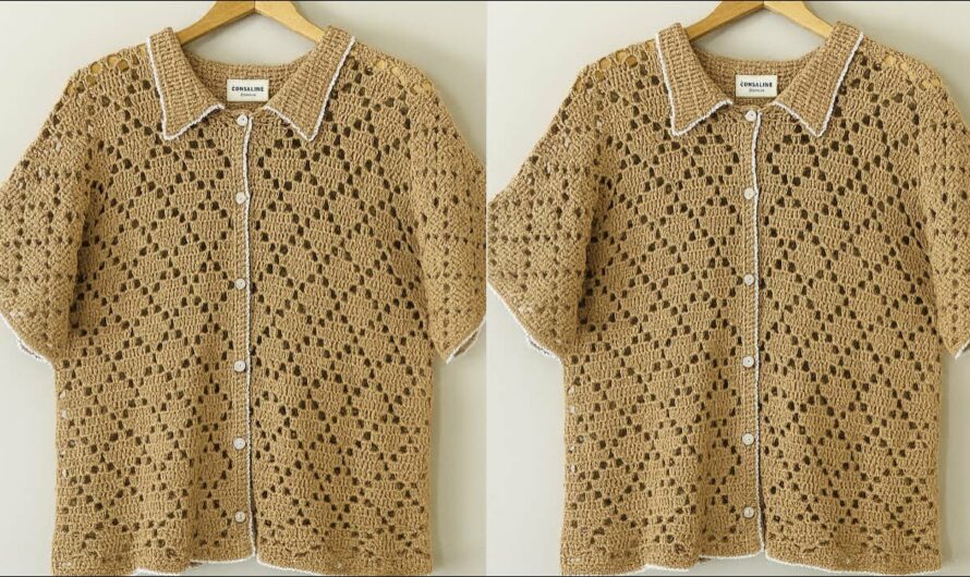 ✨💫 How to Make a Crochet Women’s Shirt or Sweater Using Stitch-Only Patterns