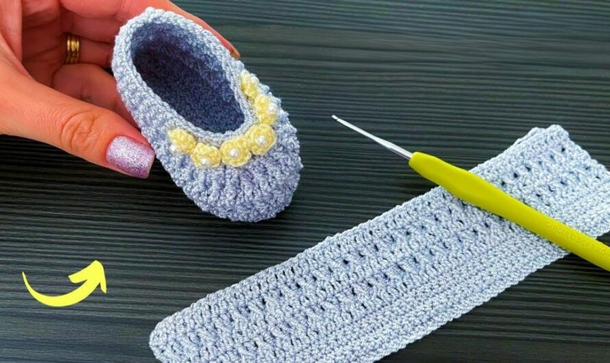 EASY CROCHET SHOE TO MAKE