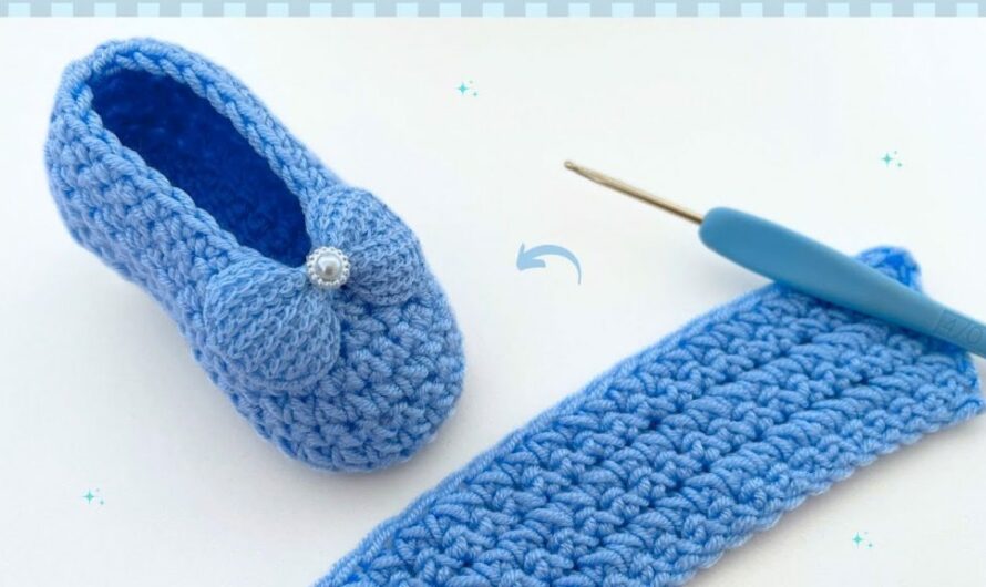 Crochet Baby Booties with a Ribbon Bow: A Simple & Sweet DIY Pattern