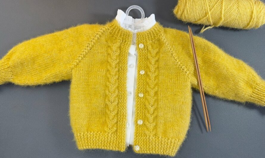 The “Double-Twist” Baby Cardigan: A Detailed Top-Down Knitting Pattern (1-2 Years)