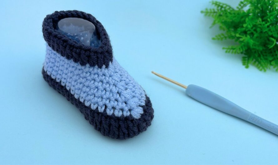 The Seamless “Cloud Top” Baby Bootie: A No-Sew Round-Start Pattern (3–6 Months)