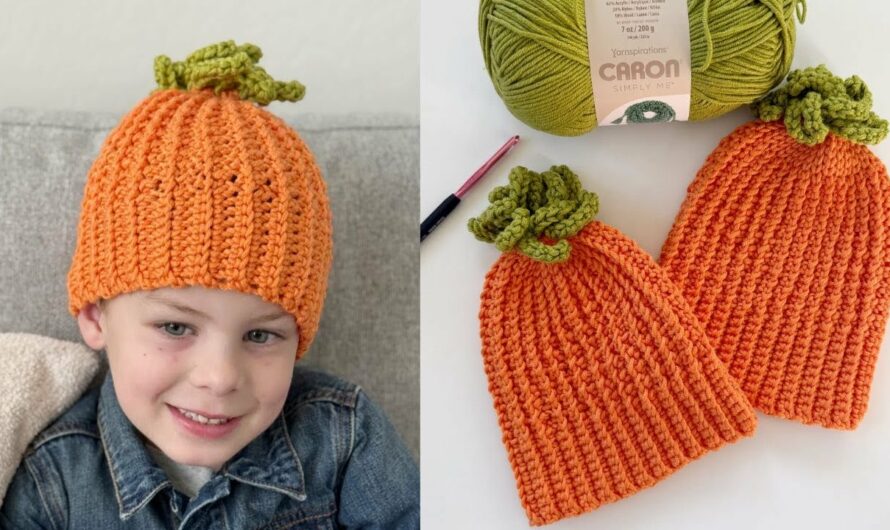 How to make Crochet Pumpkin Patch Hat