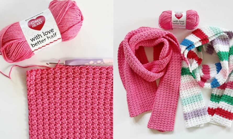 How to Crochet “Merry and Bright” Winter Scarves