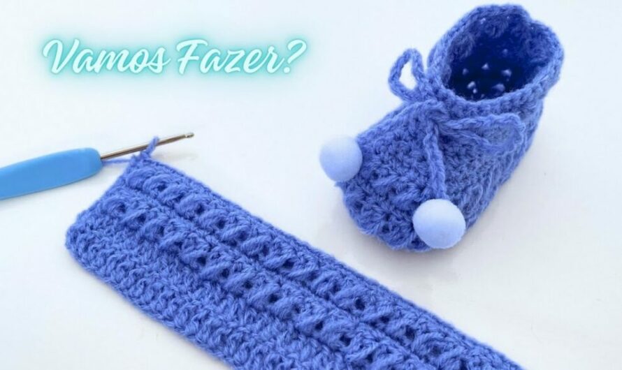 Cute Is This Crochet Baby Booties in Blue Color – Free Pattern