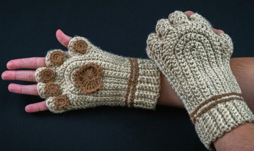 How to Make “Cat’s Paws” Fingerless Mittens