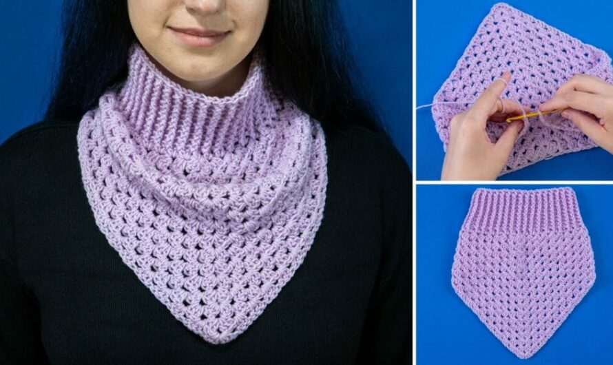 How to Make an Easy Crochet Collar / Dickey
