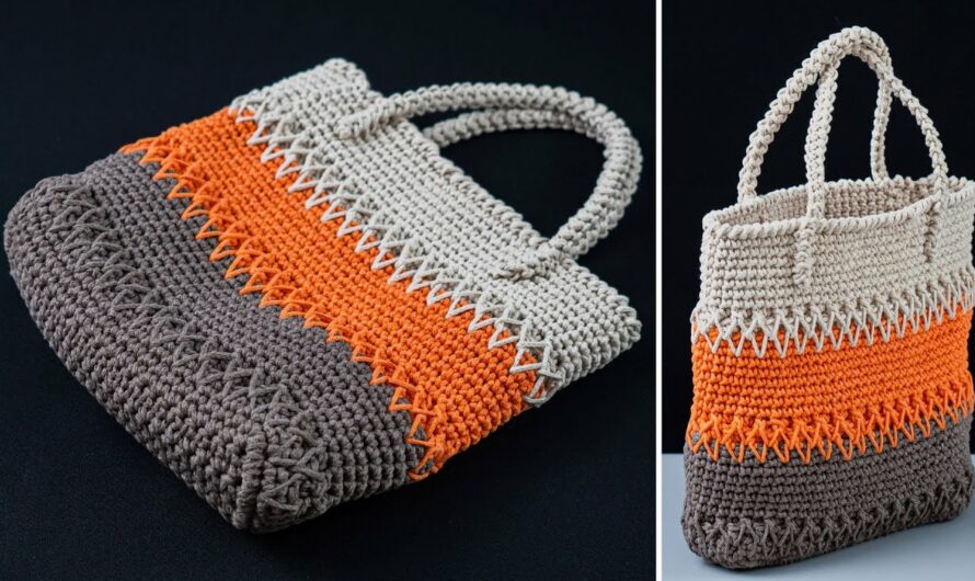 How to Crochet a Beautiful Tote Bag (Easy for Beginners)