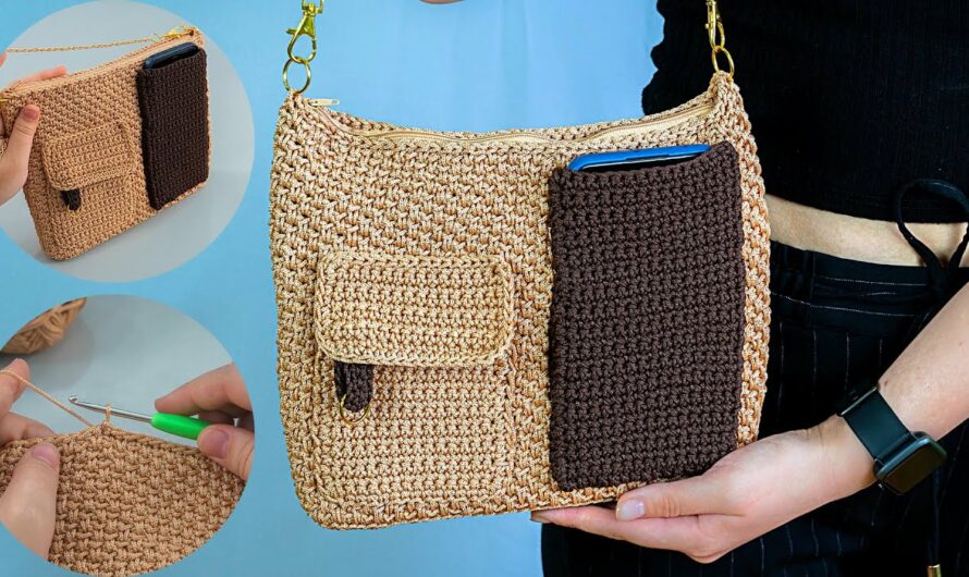 How to Make a Crochet Purse with Pockets and a Zip – Even a Beginner Can Handle It