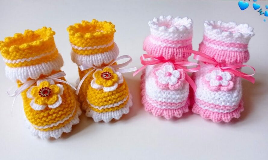 Knit Adorable Baby Booties for Your Little One