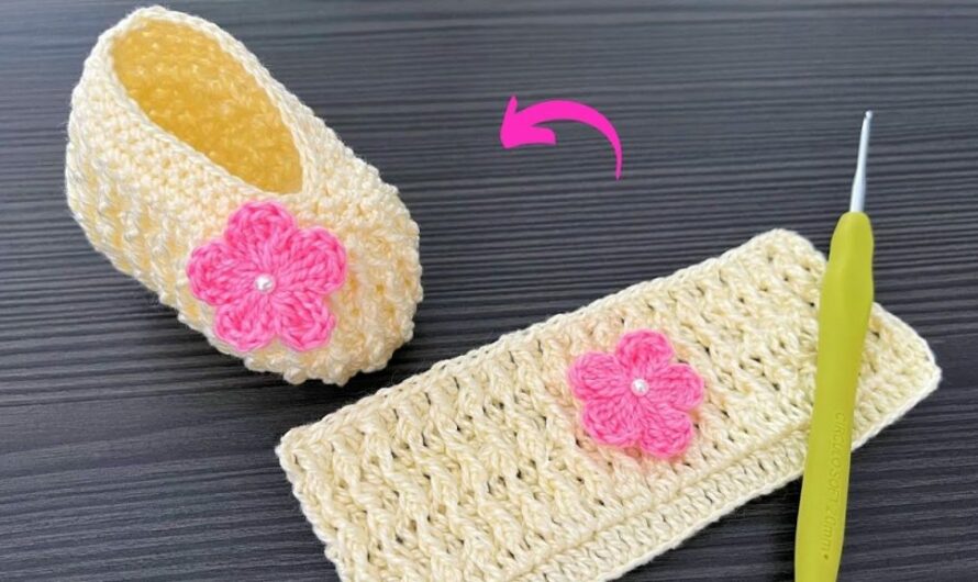 EASY STEP-BY-STEP CROCHET BABY SHOE