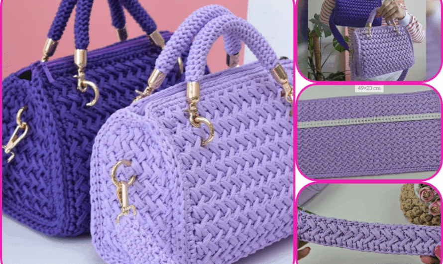 How to Make the Perfect Reticule Handbag (Crocheted, Holds Shape, with Zipper Lining)