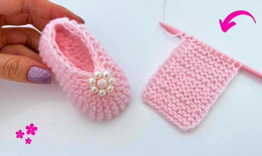 EASY KNITTING SHOES FOR BEGINNERS | Video tutorial