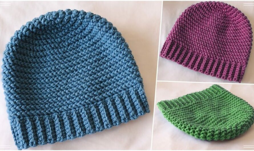 Unisex Crochet Hat | Quick and Easy