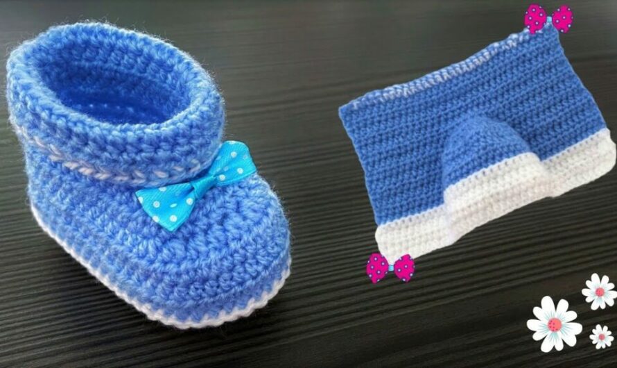 VERY EASY CROCHET SHOE | Video tutorial