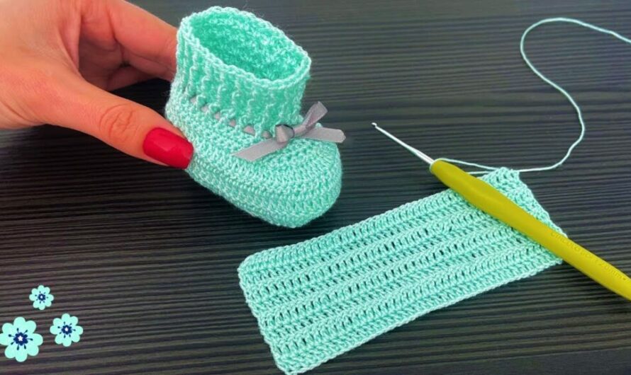 EASY STEP-BY-STEP CROCHET SHOE | Video tutorial