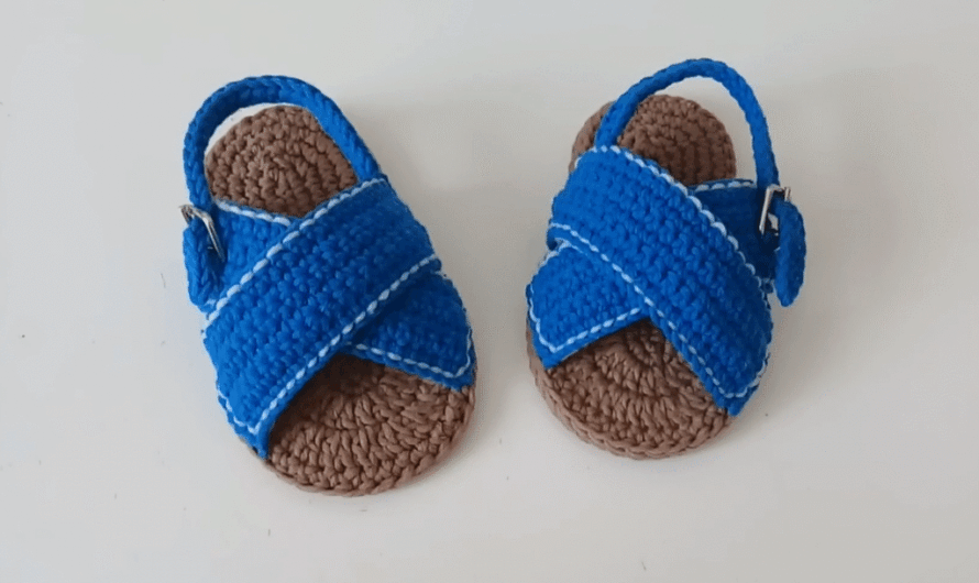 Stylish Crochet Baby Sandals: Video tutorial