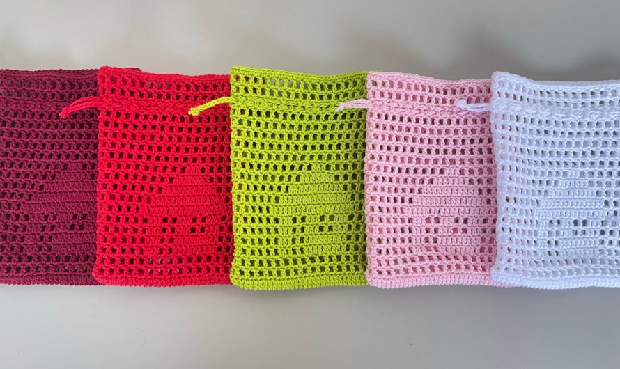 How create a Beautiful, Quick and easy crochet gift bag