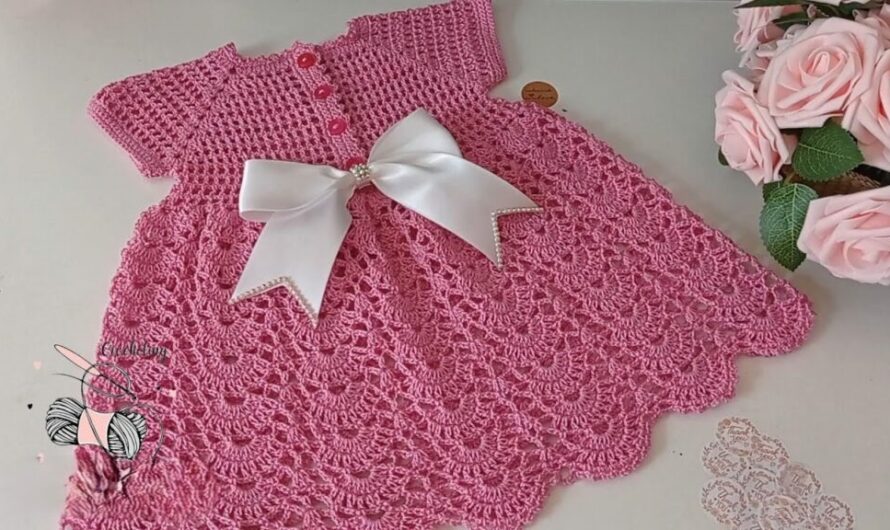 Adorable Crochet Baby Dress: Video tutorial