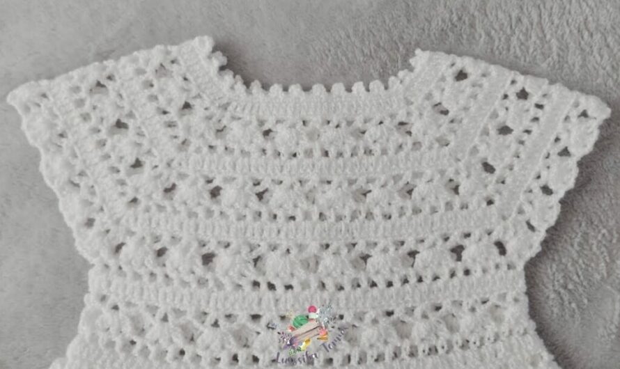 Crochet Yoke – Step by Step – 6 to 9 Months