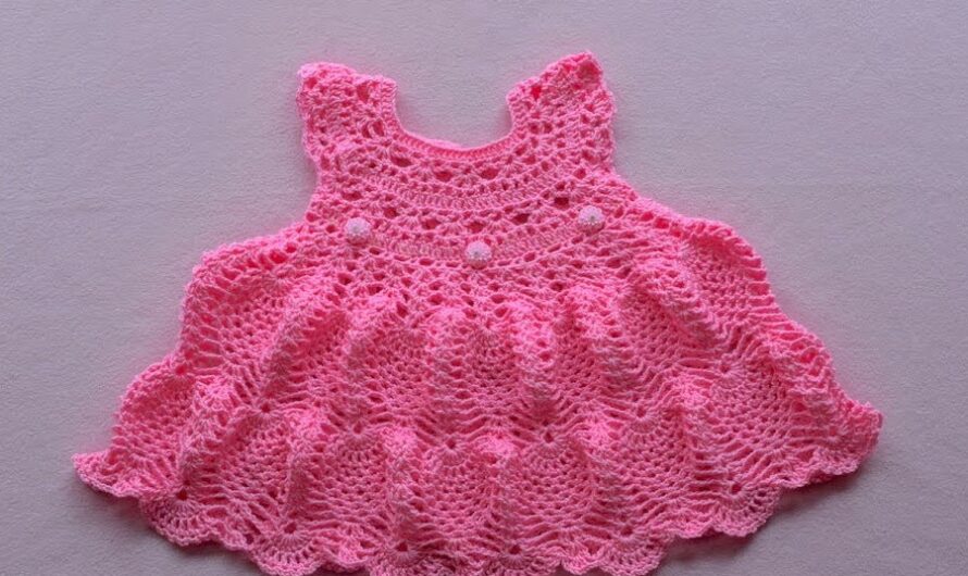 Sweet Crochet baby dress: Video tutorial