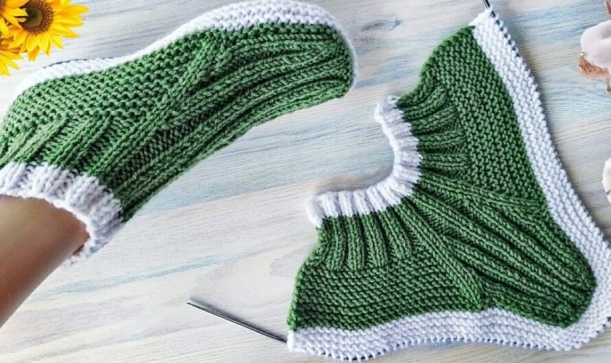 Easy Knitted Slipper Socks You Can Make