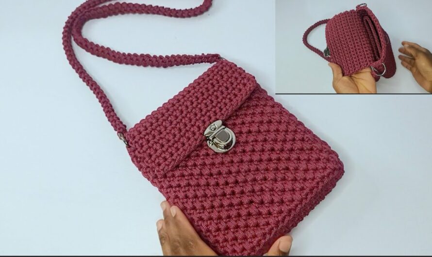 Crochet Phone Bag Tutorial for Beginners