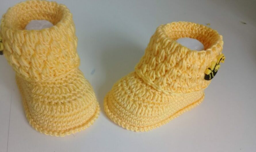 Sweet Honey Bee Baby Boots: Video Tutorial